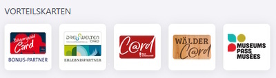Vorteilskarten Vorteilskarten